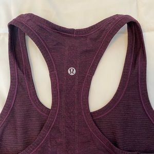 Lulu plum tank top